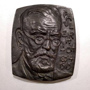 Commemorative Bronze Medal Paul Ehrlich Immunology 1971 Signed